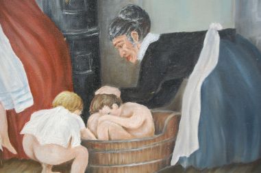 (n-8544) Bente Lykke, raamitud õlimaal