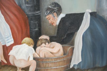 (n-8544) Bente Lykke, raamitud õlimaal