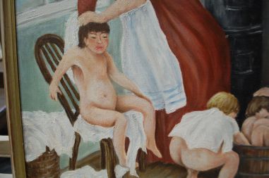 (n-8544) Bente Lykke, raamitud õlimaal