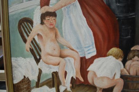 (n-8544) Bente Lykke, raamitud õlimaal
