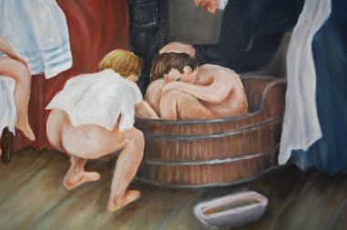 (n-8544) Bente Lykke, raamitud õlimaal