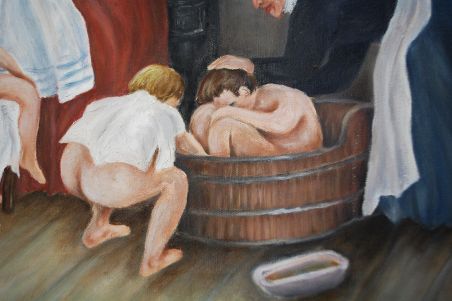 (n-8544) Bente Lykke, raamitud õlimaal