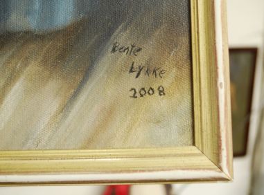 (n-8544) Bente Lykke, raamitud õlimaal