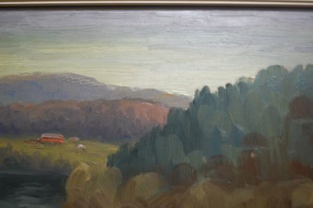 (n-8546) K.R. Forsberg, raamitud maal "Maastik"