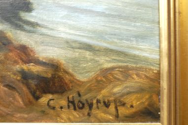 (n-8547) C.Hoyrup, suur raamitud maastikumaal