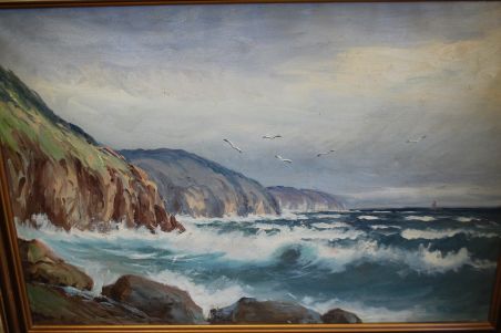 (n-8548) Th.Skovgaard, suur raamitud maasikumaal
