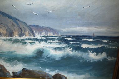 (n-8548) Th.Skovgaard, suur raamitud maasikumaal