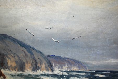 (n-8548) Th.Skovgaard, suur raamitud maasikumaal