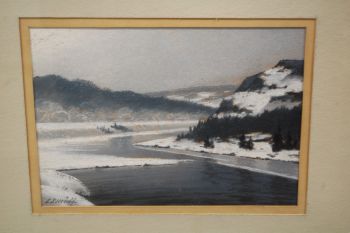 (n-8554) L.Smidt, raamitud töö "Maastik" 2