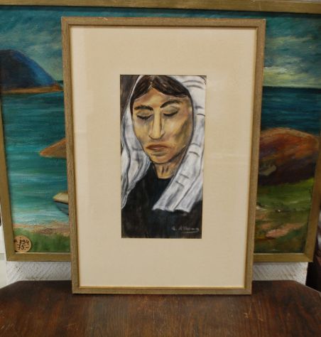 (n-8555) M. Klarmo, raamitud pastell