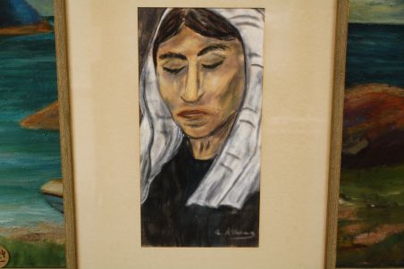 (n-8555) M. Klarmo, raamitud pastell