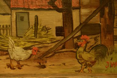 (P-407)  Raamitud maal "Maal", signeeritud