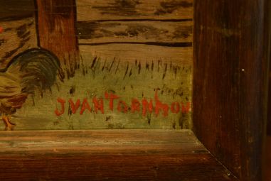 (P-407)  Raamitud maal "Maal", signeeritud