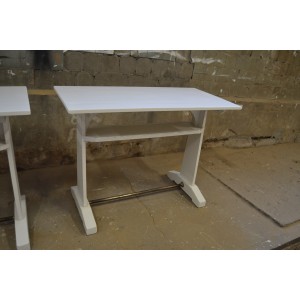 (L-155) Vana valge laud, pubilaud