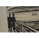 (P-799) Edvard Munch trükirepro " Karje"
