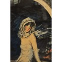 (P-835) Jugendlik naisega pilt, Paris 1923