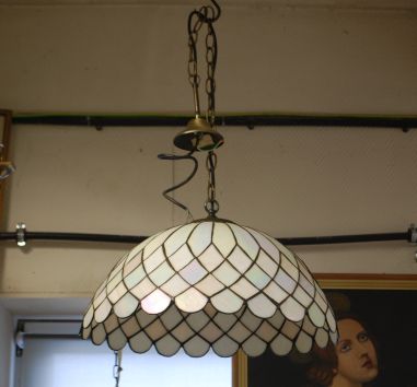 (n-5511) Tiffany stiilis suur laelamp Honsel