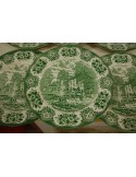 (n-5745/9) English Ironstone Tableware, Old Inns Series, rohelised praetaldrikud, 6tk