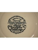 (n-5745/9) English Ironstone Tableware, Old Inns Series, rohelised praetaldrikud, 6tk