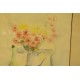(P-372) Akvarell, "Lilled", signeeritud